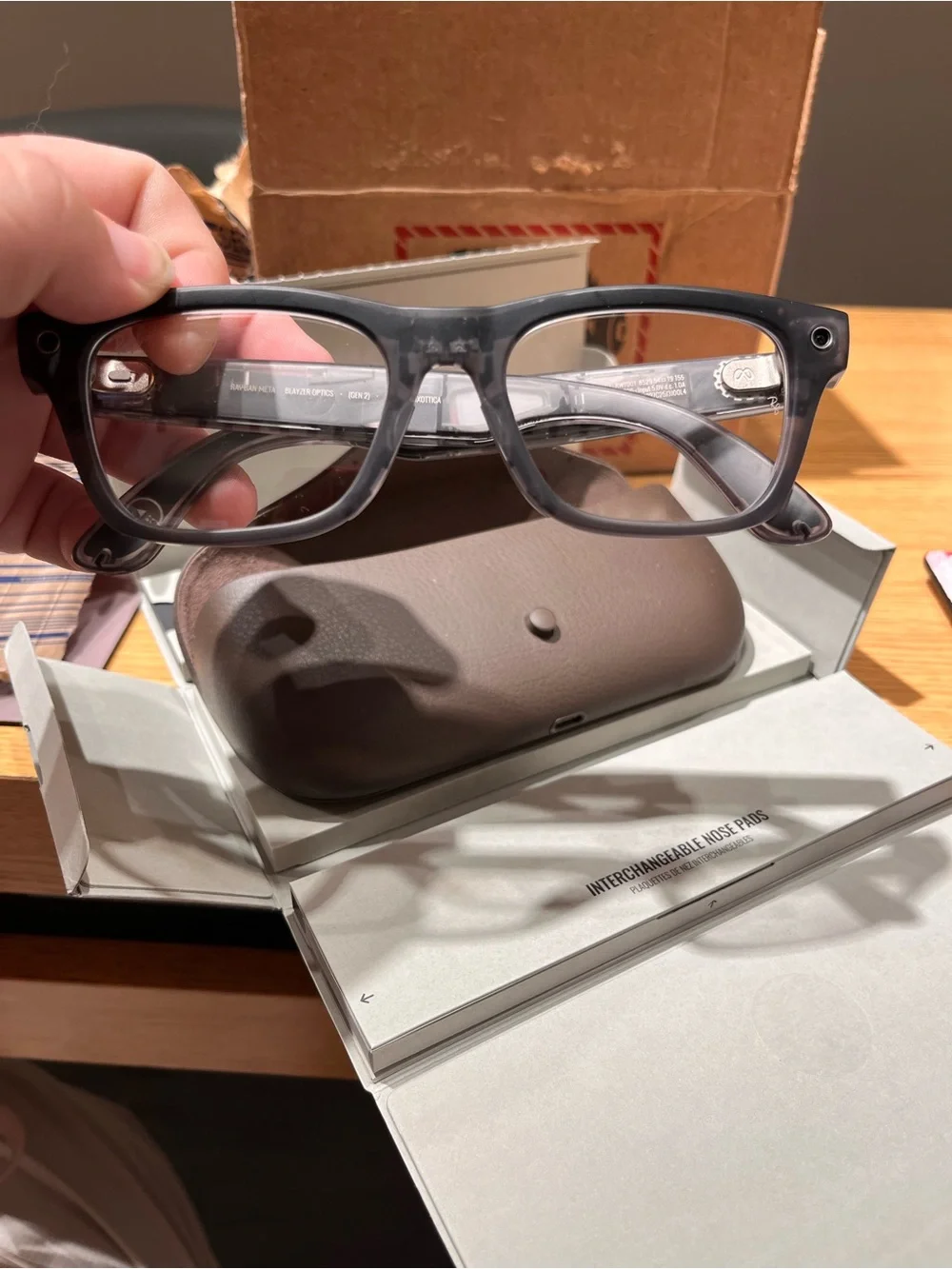 Ray-Ban Meta Gen 2 Smart Glasses – Ice Grey Blazer Optical (54/19
